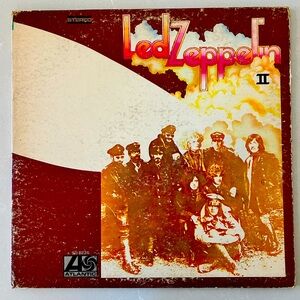 Led Zeppelin - II Vinyl LP Record (G+ Vinyl G Sleeve) SD 8236 Presswell Pressing